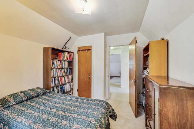 10752 S Washtenaw Ave, Chicago, IL 60655 - bedroom with light colored carpet and vaulted ceiling