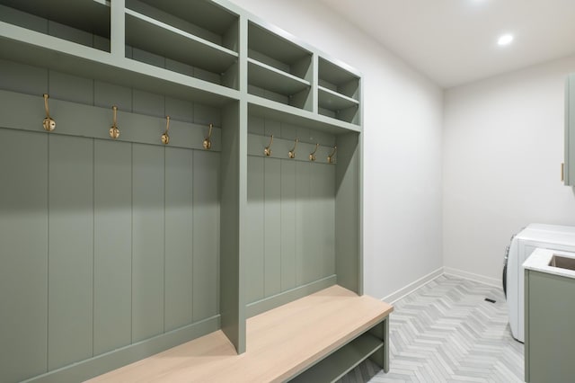 8 Heritage Dr, Highland Park, IL 60035 - mudroom with baseboards and recessed lighting