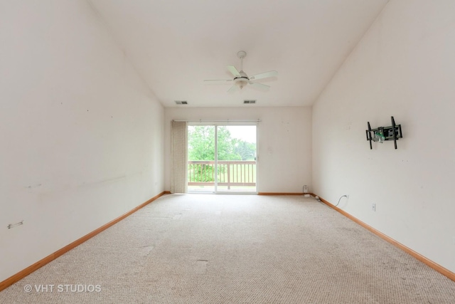 24149 W Pear Tree Cir Unit A, Plainfield, IL 60585 - carpeted spare room with a ceiling fan and baseboards