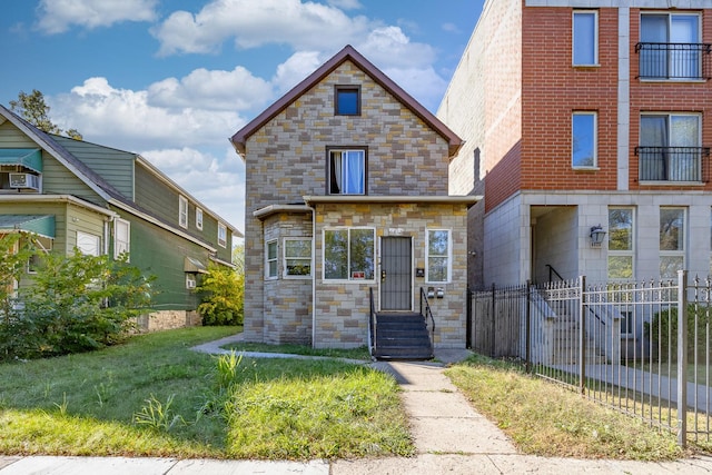 6812 S Lafayette Ave, Chicago, IL 60621 - view of front of house featuring stone siding