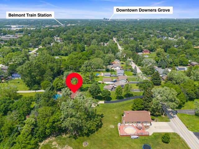 5760 Woodward Ave, Downers Grove, IL 60516 - aerial overview of property's location