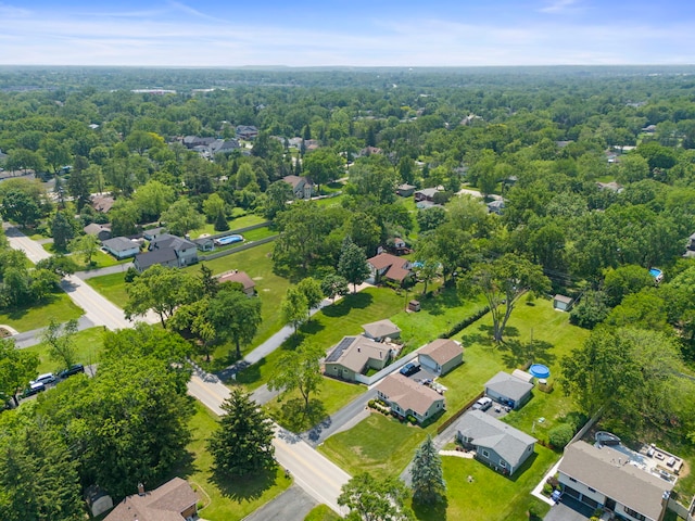 5760 Woodward Ave, Downers Grove, IL 60516 - aerial overview of property's location with nearby suburban area
