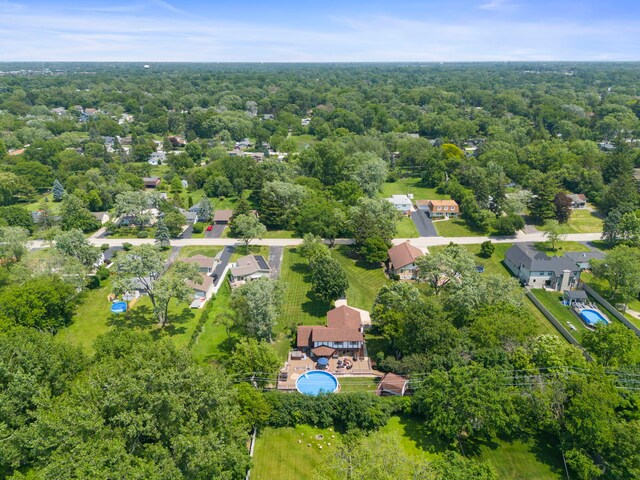 5760 Woodward Ave, Downers Grove, IL 60516 - bird's eye view of a heavily wooded area
