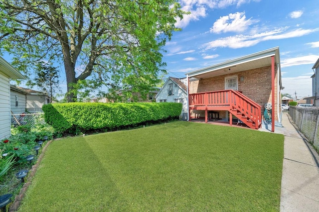 5438 S Hamlin Ave, Chicago, IL 60632 - back of house with brick siding and stairway