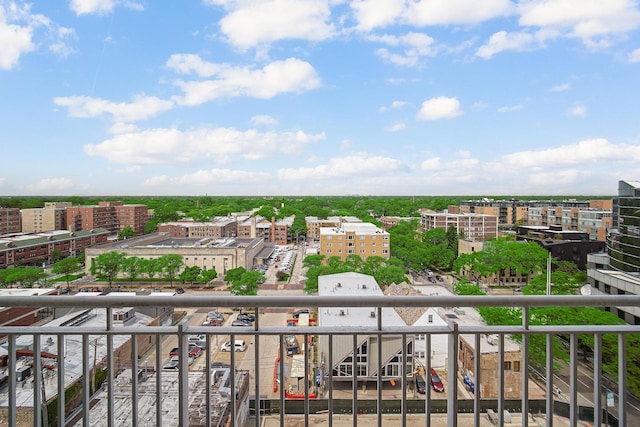 1640 Maple Ave Unit 1105, Evanston, IL 60201 - balcony with a city view