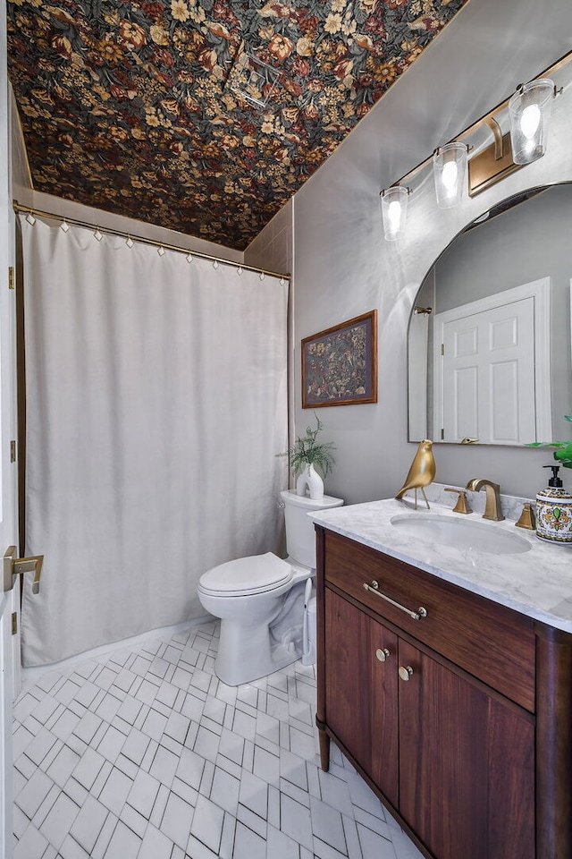 1N183 Stacy Ct, Glen Ellyn, IL 60137 - full bathroom with vanity and toilet