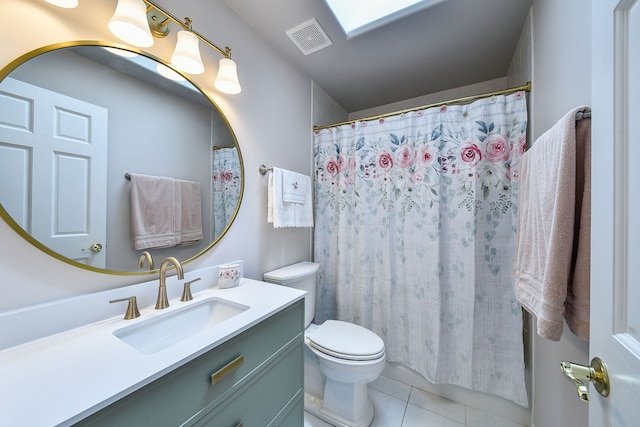 1N183 Stacy Ct, Glen Ellyn, IL 60137 - full bathroom with vanity and tile patterned flooring