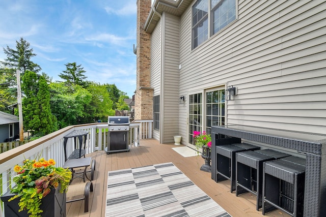 1N183 Stacy Ct, Glen Ellyn, IL 60137 - deck featuring grilling area