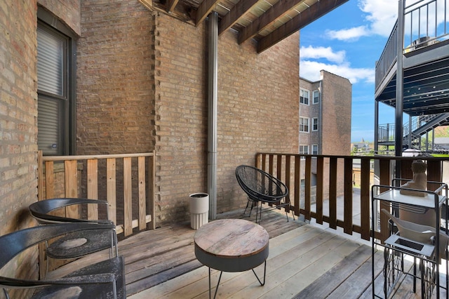 3034 W N Ave Unit 2, Chicago, IL 60647 - deck with stairs