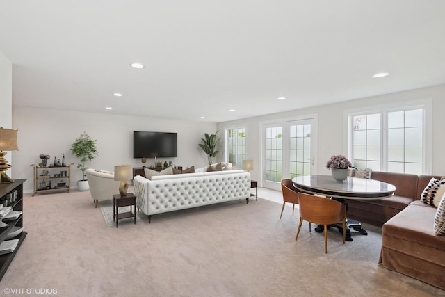 22844 Lakeview Estates Blvd, Frankfort, IL 60423 - living area featuring recessed lighting and light carpet