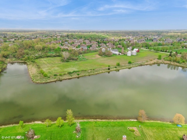 22844 Lakeview Estates Blvd, Frankfort, IL 60423 - bird's eye view of a nearby body of water