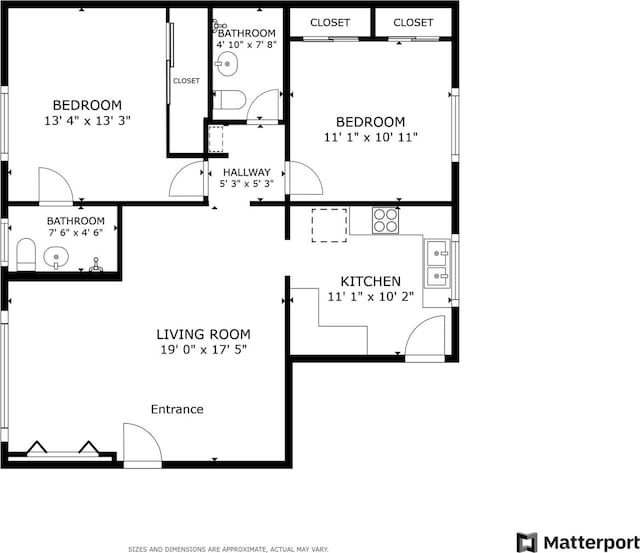 1819 W Touhy Ave Unit 2, Chicago, IL 60626 - property floor plan
