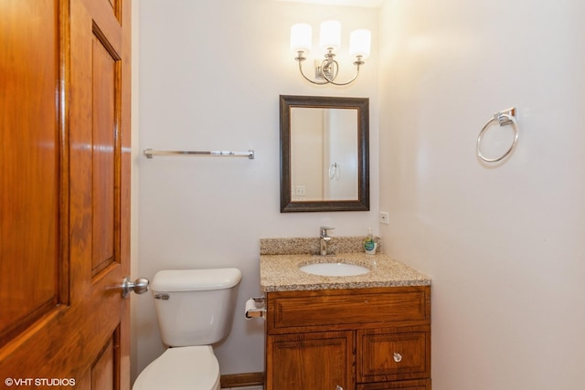 8885 Dryden St, Woodridge, IL 60517 - bathroom with vanity and toilet