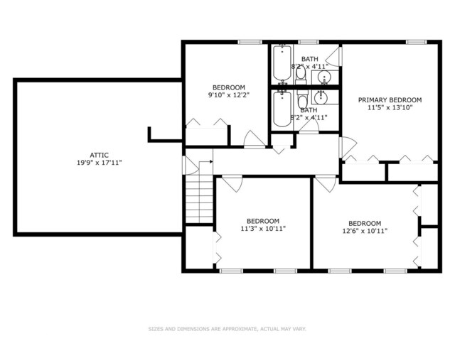 8885 Dryden St, Woodridge, IL 60517 - floor plan / room layout
