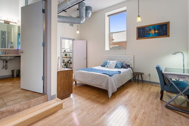 519 N Hickory St Unit 519, Champaign, IL 61820 - bedroom featuring hardwood / wood-style floors