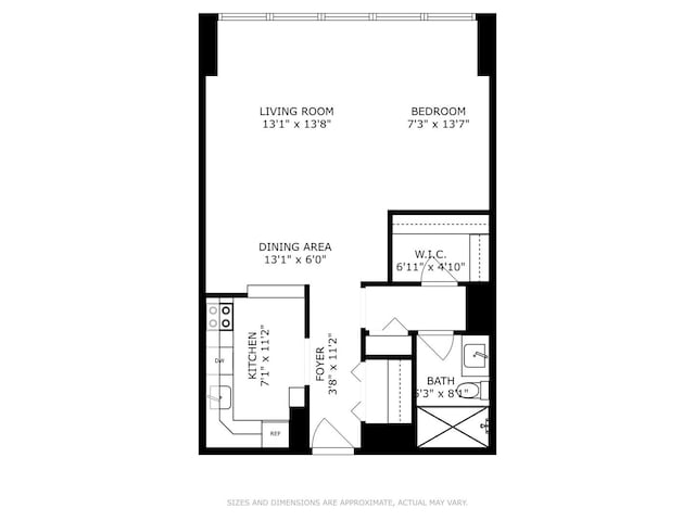 1560 N Sandburg Ter Unit 1605J, Chicago, IL 60610 - room layout