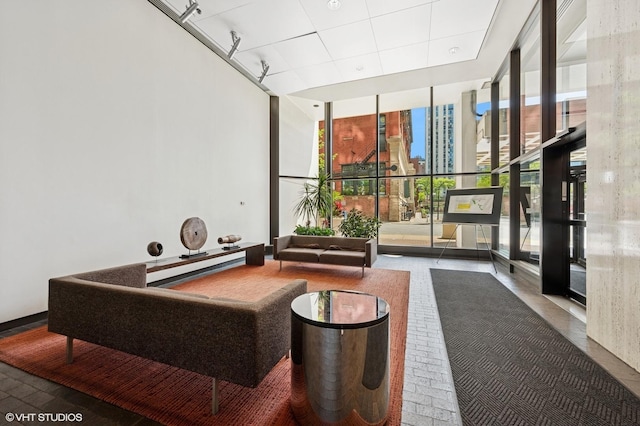 1560 N Sandburg Ter Unit 1605J, Chicago, IL 60610 - community lobby with a wall of windows