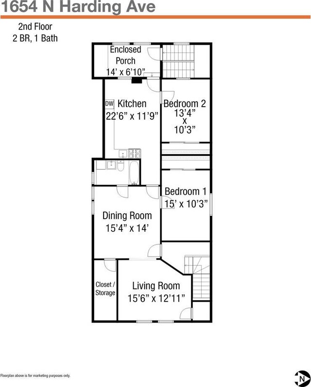 1654 N Harding Ave, Chicago, IL 60647 - photo 26