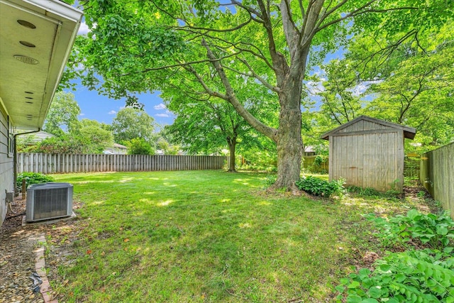1204 Mayfair Rd, Champaign, IL 61821 - fenced backyard with a storage unit