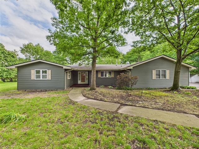 2208 Fiesta Dr, Joliet, IL 60432 - single story home featuring a front lawn