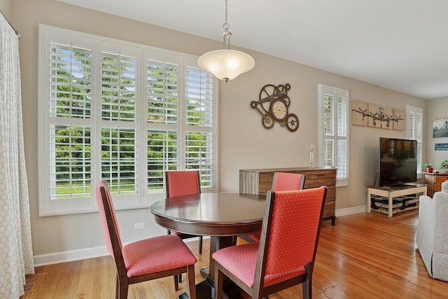 1250 Ashbury Pl Unit 1250, Lemont, IL 60439 - dining space featuring plenty of natural light, wood finished floors, and baseboards