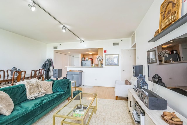 61 W 15th St Unit 407, Chicago, IL 60605 - living area featuring light wood-style floors