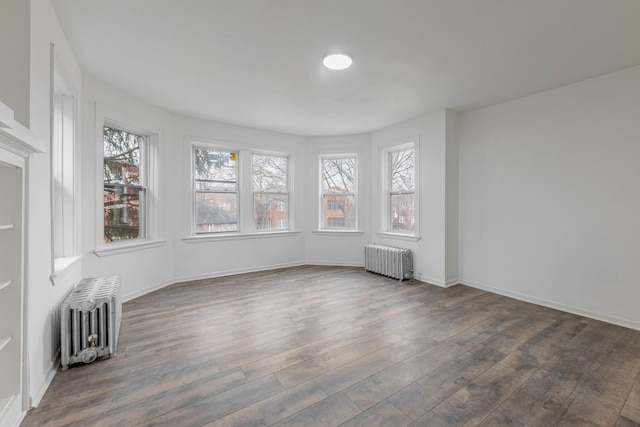 7353 S Martin Luther King Dr, Chicago, IL 60619 - unfurnished sunroom featuring radiator heating unit