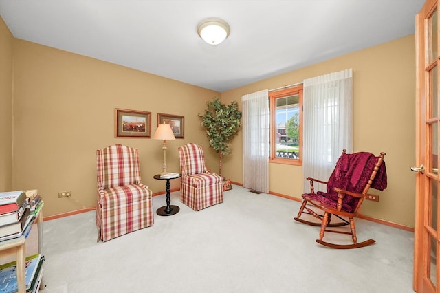 22314 Jeanette Ct, Frankfort, IL 60423 - sitting room with baseboards and carpet floors