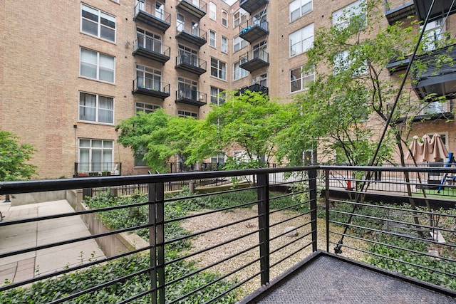 420 S Clinton St Unit 102A, Chicago, IL 60607 - view of balcony