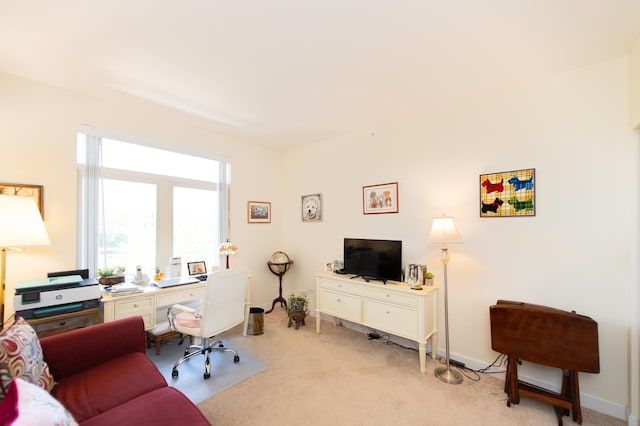 8400 Callie Ave Unit 206, Morton Grove, IL 60053 - office space with light colored carpet and baseboards