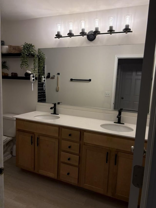 12305 S Prairie Ridge Ln, Plainfield, IL 60585 - bathroom featuring double vanity