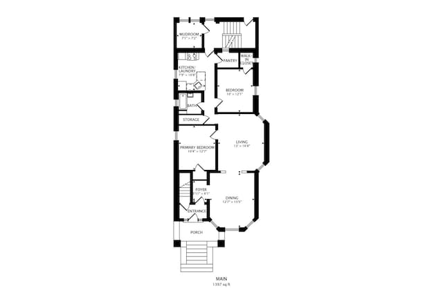 4433 N Artesian Ave, Chicago, IL 60625 - floor plan / room layout