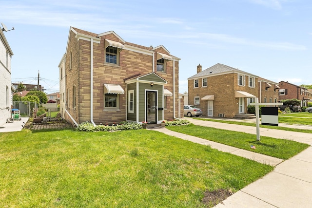 5471 N Octavia Ave, Chicago, IL 60656 - view of front of house featuring stone siding