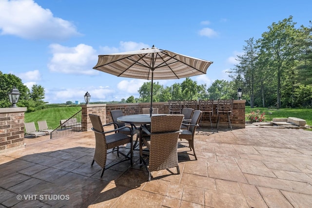 14 Vandenbergh Dr, South Barrington, IL 60010 - view of patio / terrace featuring outdoor dining area