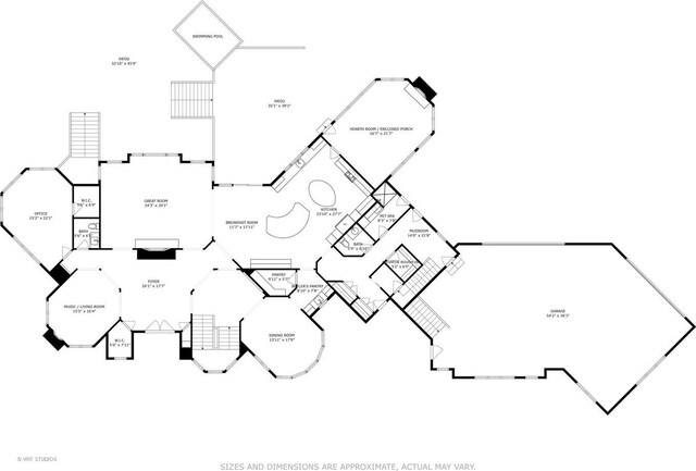 14 Vandenbergh Dr, South Barrington, IL 60010 - view of home floor plan