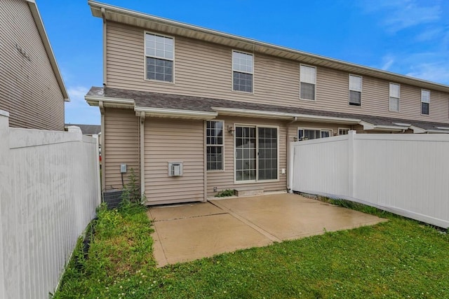 3418 Stoneway Ct, Champaign, IL 61822 - rear view of house with a patio