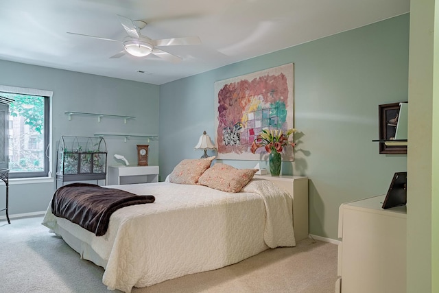 3070 Pheasant Creek Dr Unit 201, Northbrook, IL 60062 - bedroom featuring carpet flooring and ceiling fan