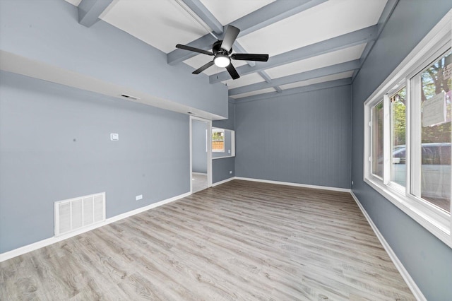 176 Monee Rd, Park Forest, IL 60466 - unfurnished room featuring plenty of natural light, wood finished floors, and ceiling fan