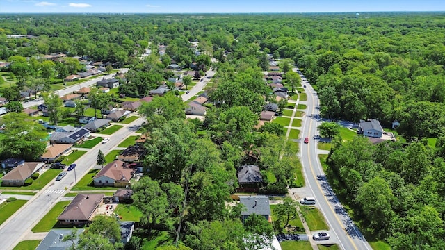 176 Monee Rd, Park Forest, IL 60466 - aerial overview of property's location with a forest and nearby suburban area