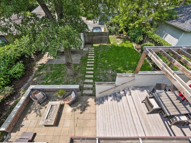 739 N E Ave, Oak Park, IL 60302 - aerial view of property and surrounding area