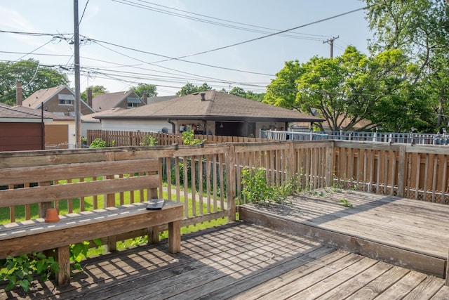 4948 S Lamon Ave, Chicago, IL 60638 - view of wooden terrace