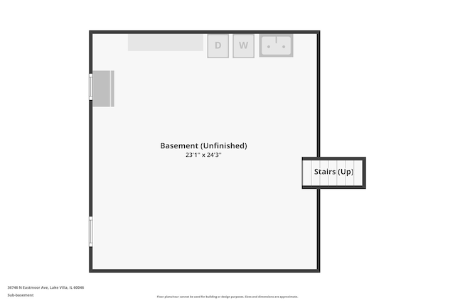 36746 N Eastmoor Ave, Lake Villa, IL 60046 - view of floor plan / room layout