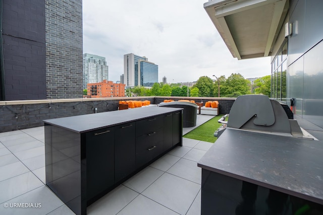 367 W Locust St Unit 202, Chicago, IL 60610 - view of patio with outdoor lounge area and a city view
