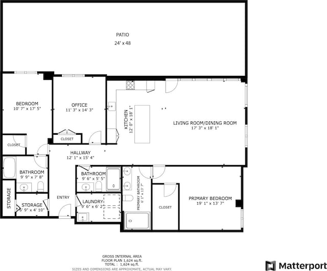 367 W Locust St Unit 202, Chicago, IL 60610 - home floor plan