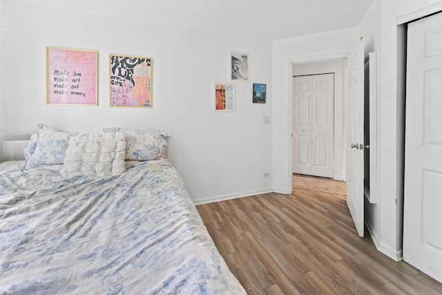 2827 S Embers Ln Unit 0, Arlington Heights, IL 60005 - bedroom featuring wood finished floors and baseboards