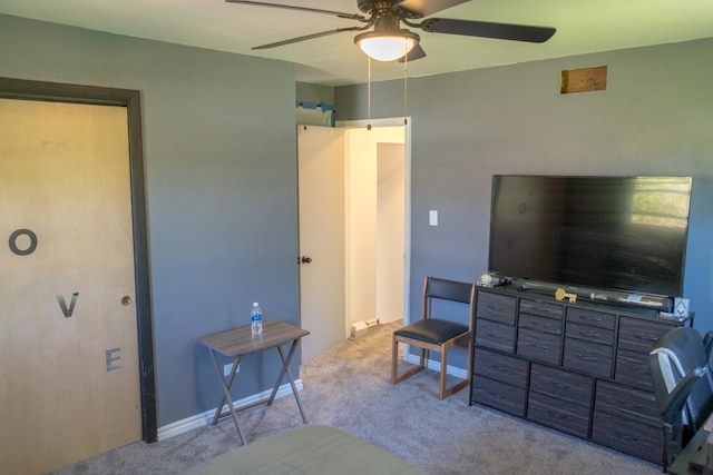 34 E 159th St, South Holland, IL 60473 - bedroom featuring carpet floors and a ceiling fan