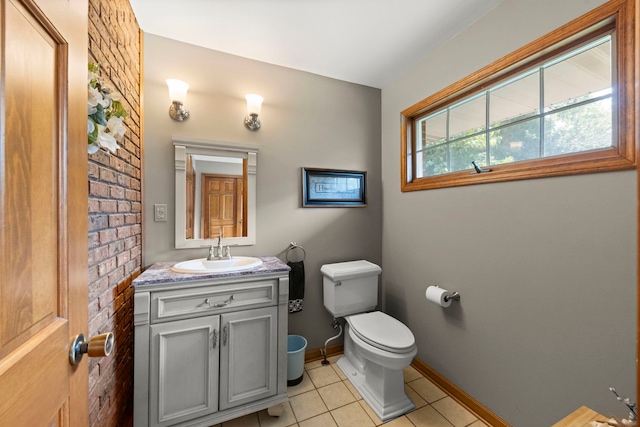 1527 62nd St, Downers Grove, IL 60516 - bathroom with tile patterned floors and vanity