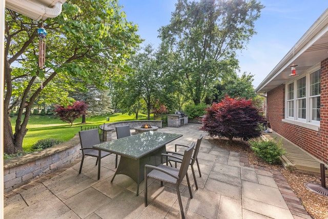 1527 62nd St, Downers Grove, IL 60516 - view of patio featuring outdoor dining area