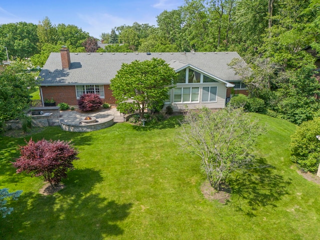 1527 62nd St, Downers Grove, IL 60516 - view from above of property