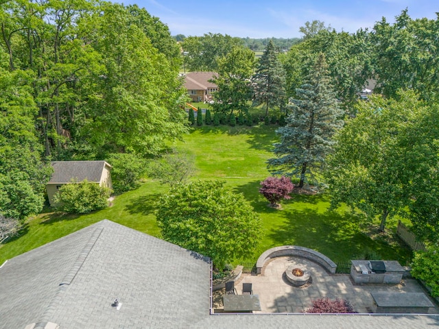 1527 62nd St, Downers Grove, IL 60516 - drone / aerial view